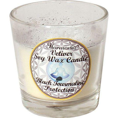 Harmonia Soy Gem Votive Candle - Protection Black Tourmaline - Magick Magick.com