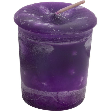 Healing Herbal Reiki Charged Votive Candle - Purple - Magick Magick.com