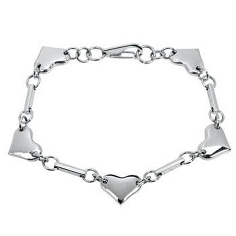 Heart Chain Stainless Steel Bracelet - Magick Magick.com