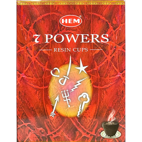 Hem Resin Cups - 7 Powers (Pack of 10) - Magick Magick.com