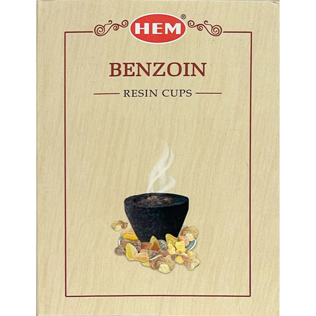 Hem Resin Cups - Benzoin (Pack of 10) - Magick Magick.com
