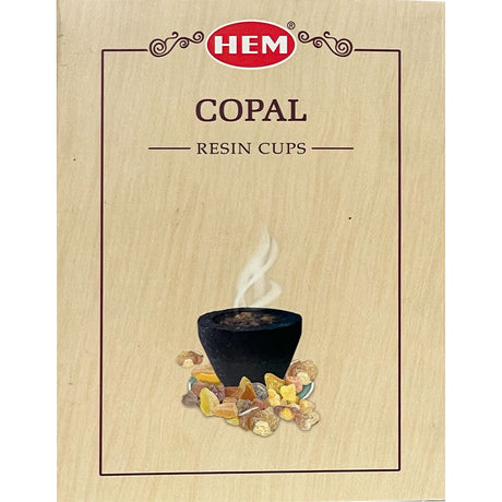 Hem Resin Cups - Copal (Pack of 10) - Magick Magick.com