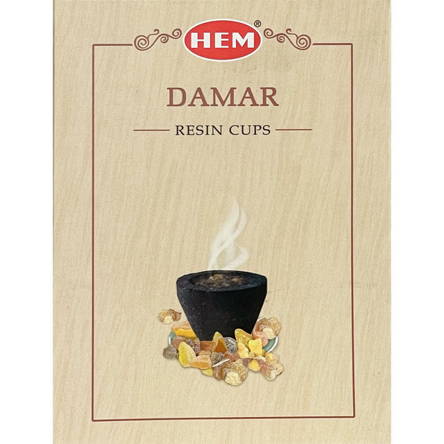 Hem Resin Cups - Damar (Pack of 10) - Magick Magick.com