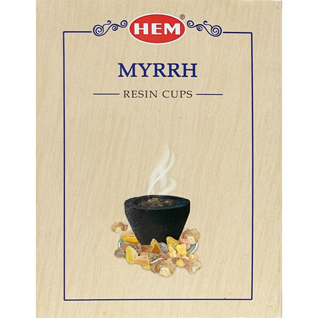Hem Resin Cups - Myrrh (Pack of 10) - Magick Magick.com