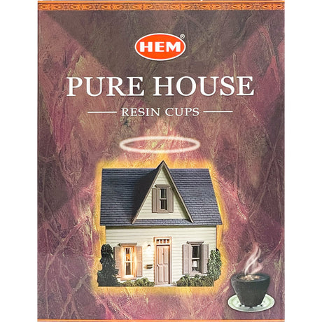 Hem Resin Cups - Pure House (Pack of 10) - Magick Magick.com