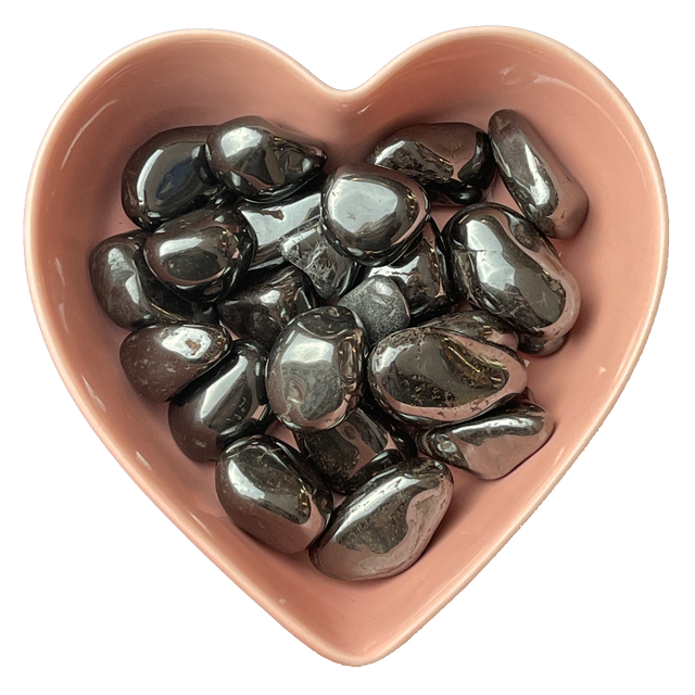 Hematite Tumbled Stone Natural Gemstone - One Stone - Magick Magick.com