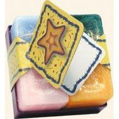 Herbal Candle Gift Set & Card - Star Design - Magick Magick.com