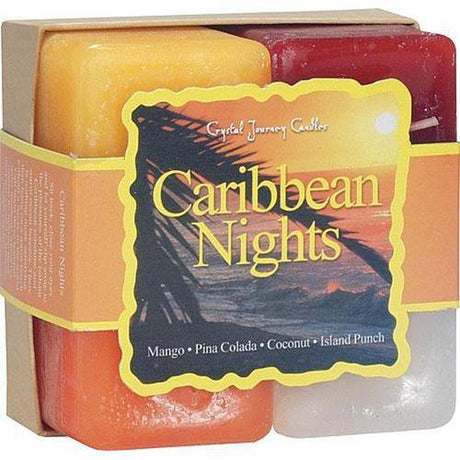 Herbal Candle Gift Set - Caribbean Nights Candles - Magick Magick.com