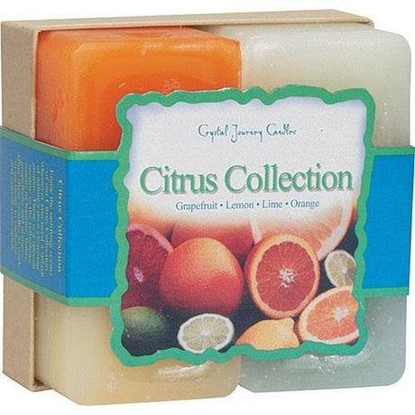 Herbal Candle Gift Set - Citrus Collection Candles - Magick Magick.com