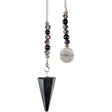 Hexagonal Pendulum - Black Tourmaline with Protection - Magick Magick.com