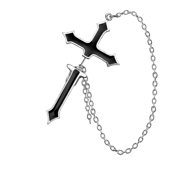 Impalare Cross Single Earring - Magick Magick.com