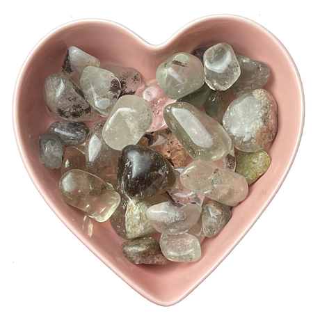 Inclusion Quartz (Lodalite) Tumbled Stone Natural Gemstone - One Stone - Magick Magick.com