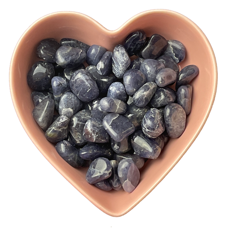 Iolite Tumbled Stone Natural Gemstone - One Stone - Magick Magick.com
