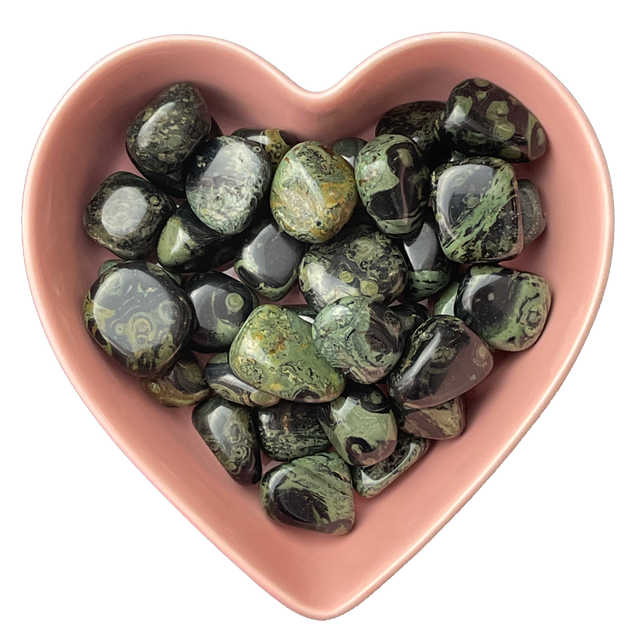 Kambaba Jasper Tumbled Stone Natural Gemstone - One Stone - Magick Magick.com