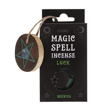 Magic Spell Incense Cones - Luck - Green Tea (Pack of 15) - Magick Magick.com