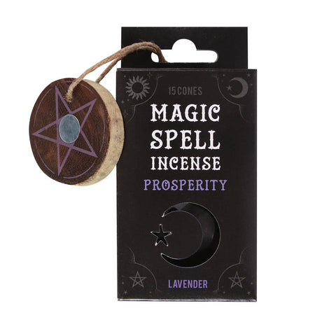Magic Spell Incense Cones - Prosperity - Lavender (Pack of 15) - Magick Magick.com