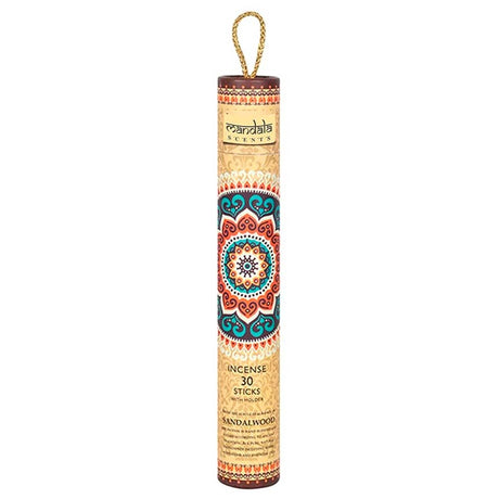 Mandala Incense Sticks with Holder - Sandalwood (30 Sticks) - Magick Magick.com