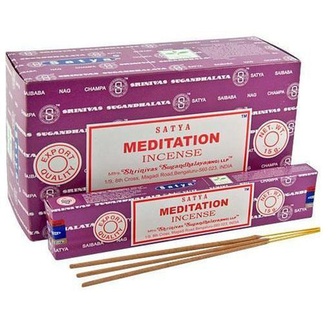 Meditation Satya Incense Sticks 15 gram - Magick Magick.com