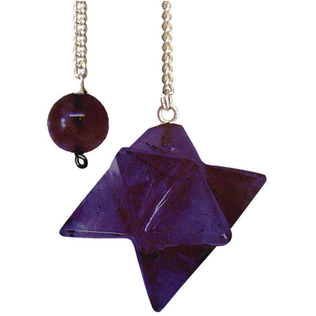 Merkaba Pendulum - Amethyst - Magick Magick.com