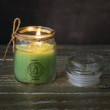 Mini Chakra Jar Candle - Heart (Jasmine Scented) - Magick Magick.com