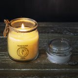 Mini Chakra Jar Candle - Solar Plexus (Lemon Scented) - Magick Magick.com