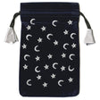 Moon and Stars Mini Velvet Pouch by Lo Scarabeo - Magick Magick.com