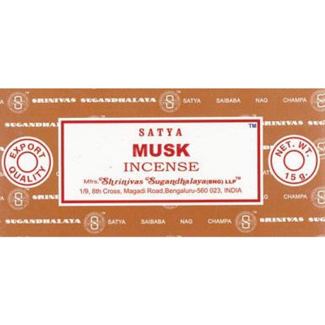 Musk Satya Incense Sticks 15 gram - Magick Magick.com