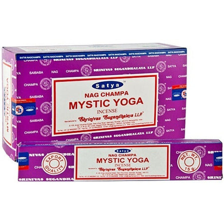 Mystic Yoga Satya Incense Sticks 15 gram - Magick Magick.com