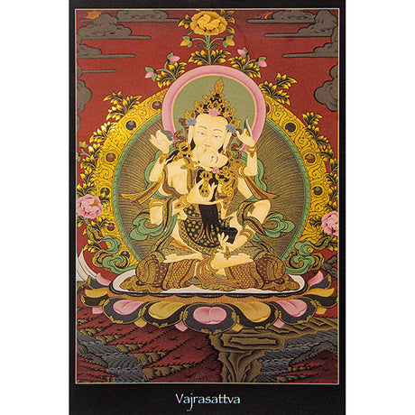 Nepalese Altar Card - Vajrasattva - Magick Magick.com