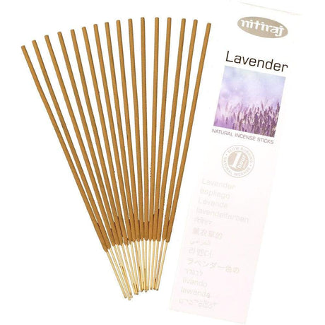 Nitiraj Incense 25 gram - Lavender (Pack of 6) - Magick Magick.com