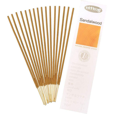 Nitiraj Incense 25 gram - Sandalwood (Pack of 6) - Magick Magick.com