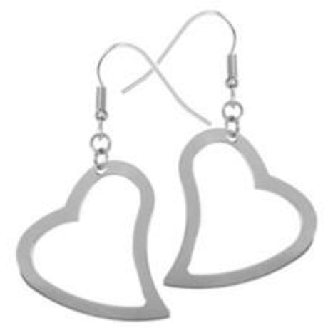 Open Heart Stainless Steel Earrings - Magick Magick.com