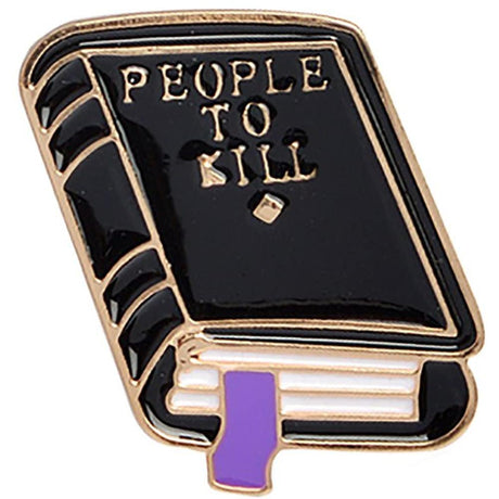 People to Kill Book Enamel Pin - Magick Magick.com