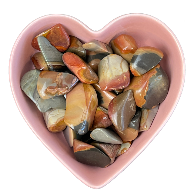 Polychrome Jasper Tumbled Stone Natural Gemstone - One Stone - Magick Magick.com