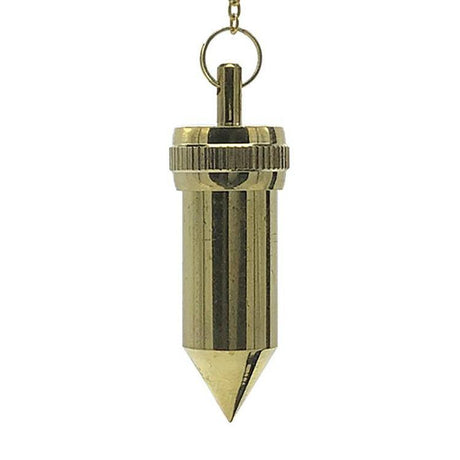 Premium Equilibrium Gold Chamber Pendulum by Lo Scarabeo - Magick Magick.com