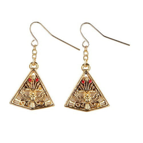 Pyramid Scarab Earrings - Magick Magick.com