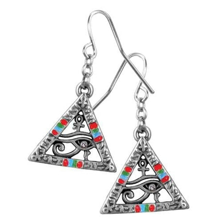 Pyramid Wedjat Earrings - Magick Magick.com