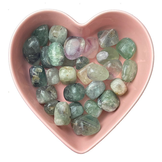 Rainbow Fluorite Tumbled Stone Natural Gemstone - One Stone - Magick Magick.com