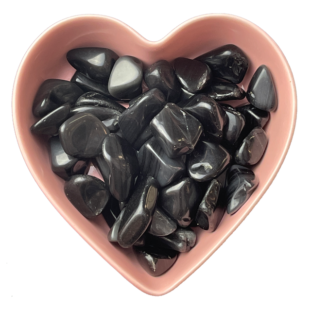 Rainbow Obsidian Tumbled Stone Natural Gemstone - One Stone - Magick Magick.com