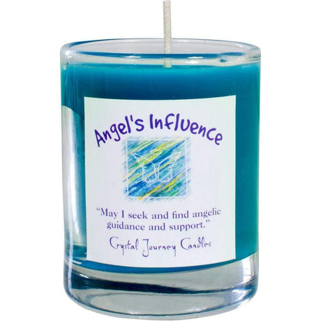 Reiki Charged Soy Herbal Filled Votive Candle - Angel's Influence - Magick Magick.com