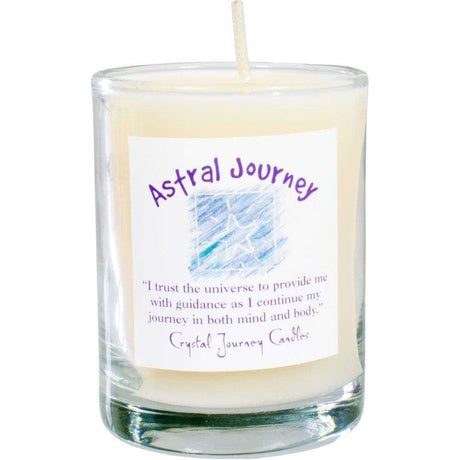 Reiki Charged Soy Herbal Filled Votive Candle - Astral Journey - Magick Magick.com