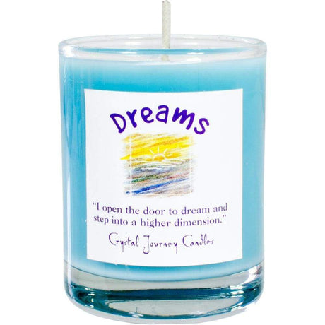 Reiki Charged Soy Herbal Filled Votive Candle - Dreams - Magick Magick.com