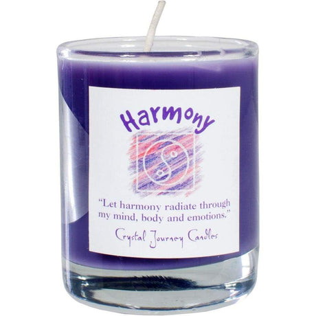 Reiki Charged Soy Herbal Filled Votive Candle - Harmony - Magick Magick.com
