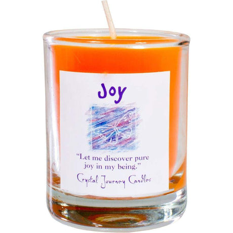 Reiki Charged Soy Herbal Filled Votive Candle - Joy - Magick Magick.com