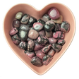 Rhodonite Tumbled Stone Natural Gemstone - One Stone - Magick Magick.com