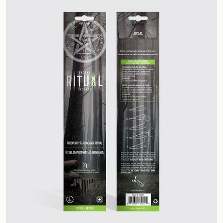 Ritual Incense 20 Sticks - Prosperity & Abundance - Magick Magick.com