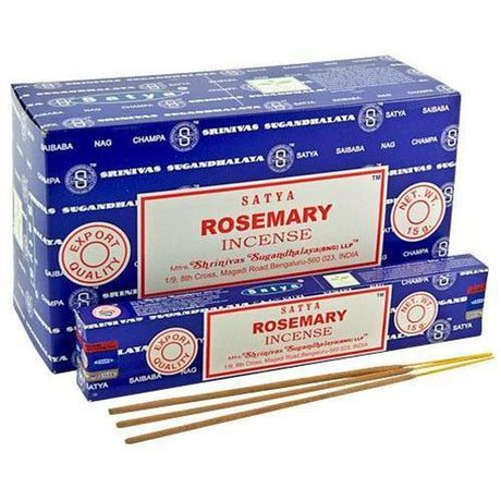 Rosemary Satya Incense Sticks 15 gram - Magick Magick.com