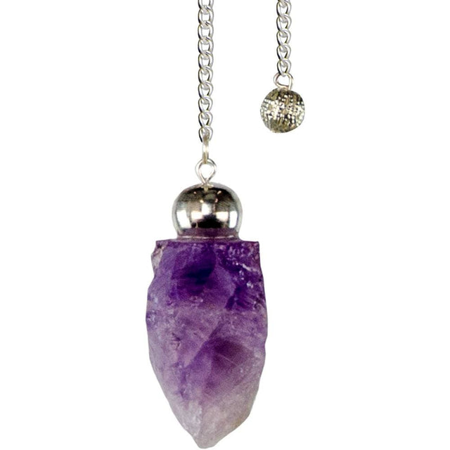 Rough Stone Pendulum - Amethyst - Magick Magick.com