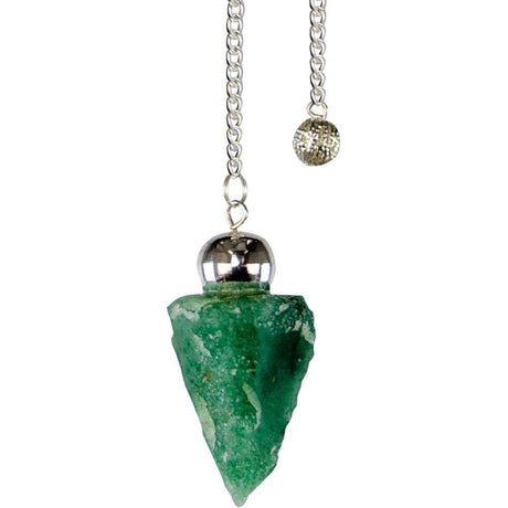 Rough Stone Pendulum - Green Aventurine - Magick Magick.com