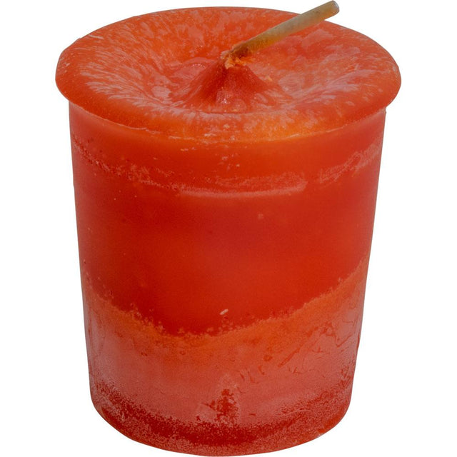 Sacral Chakra Charged Votive Candle - Orange - Magick Magick.com